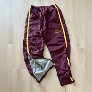 Vintage university of Minnesota lined track pants